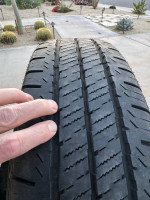 2 Tires 195/75R16 Hankook Dynapro HT 107 Used 6/32nd
