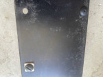 1973 1974 Corvette steel front license plate bracket