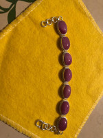 Gemstone bracelet ( ruby)