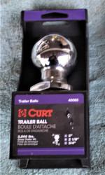 Ball for Hitch (Trailer) - Chrome 2" @ $8 and 2-5/16 inch @ $12