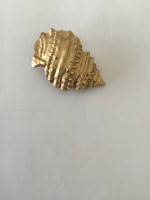Seashell Shaped Brooch