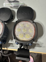 MOPAR 7" Off-Road LED Lights for Jeep Wranglers, inc. winch guard, etc