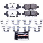 Power Stop Z26-905 Rear Brake Pads with Hardware For Infiniti Q60 G35 G37 370Z