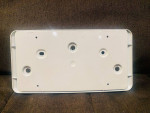 2023 OEM Tesla Model S Plaid Front License Plate Holder WHITE