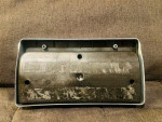 2023 OEM Tesla Model S Plaid Front License Plate Holder WHITE