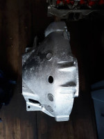 Mopar 3 speed transmission and bellhousing from a 1940's plymouth