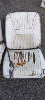 Mopar bucket seats from a early 60's car pair of cores