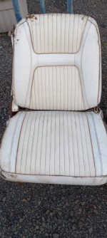 Mopar bucket seats from a early 60's car pair of cores