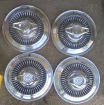 Vintage Buick hubcaps