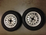 OEM FACTORY GENUINE HONDA RIMS & Good Year used Tires 175X70XR13