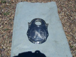Brand New Big Block Chevy Polished Aluminum Timing Chain Cover