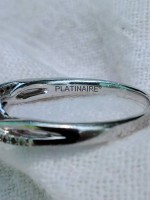 VVS2 CLARITY DIAMONDS 1/2ct PLATINAIRE DIAMOND RING  GORGEOUS SPARKLE