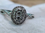 VVS2 CLARITY DIAMONDS 1/2ct PLATINAIRE DIAMOND RING  GORGEOUS SPARKLE