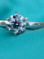 TIFFANY &C.50ct diamond engagement ring. F COLOR! VS2CLARITY! GIA CERT