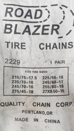Road Blazer 2229 Truck Chain (NEW)