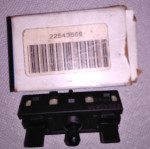 GM 6-Way Power Seat Switch #22543666 Black - NEW