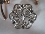 Miraculous Medal (3 Pins w/Pearls & Rhinestones)