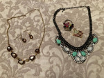 Necklaces Earrings & Pins
