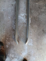 Chrome bed rails
