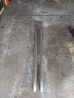 Chrome bed rails