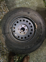 Tire with wheel 265/70/17