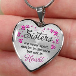 New Heart Necklaces for a Friend (2) or Sister (1) with Diff. Phrases