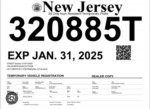 100% BEST TEMP PLATES IN THE STATE $150