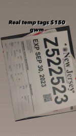 100% BEST TEMP PLATES IN THE STATE $150