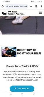 Jax Beach car door unlock 24/7 unlocking service