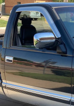 chrome window vent visors 1988-1998 Silverado, GMC