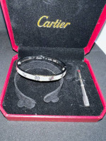 Cartier love bracelet (iced out)