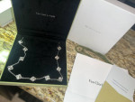 Van cleef necklace (20 motif)