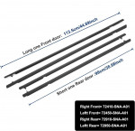 2006-2011 HONDA Civic Weatherstrip Window Molding Trims