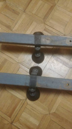 Vintage Car, Van, ROOF RACK Luggage Carrier, Surfboard, Skies, 54"