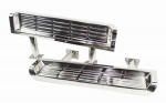 Jeep Wrangler polished stainless steel steps New