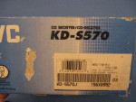 NEW JVC CD RECEIVER KD-S570 CAR RADIO IN BOX