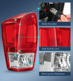 Toyota Tacoma - Tail Light Housings/Lens - 2016-2023 - W/Bulbs - New