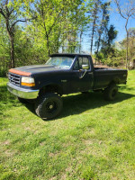 Ford F-250 regular cab 8-ft bed 4x4 project.