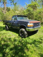 Ford F-250 regular cab 8-ft bed 4x4 project.