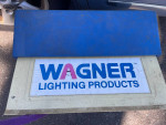 Automobilia.  Garage or Service Station Parts Cabinet Wagner Lighting