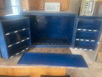 NAPA Echlin Quality Auto Parts Cabinet With Parts Markings & Bays