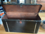 RARE FIND 1930s Touring Trunk Metal See Below & Photos