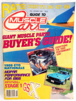 MUSCLE CAR MAGAZINE, October 1988, Vol VI #4.