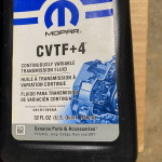 Genuine Mopar ATF Fluid CVTF+4 Automatic Trans 5x 1 Quart