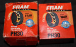 2 FRAM PH30 Oil Filter New Many GM Models SBC BBC