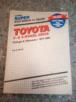 1960 Ford Truck; '75-'86 Clymer's Toyota 2-4 Dr; '80 Chilton Car Care