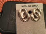 925 sterling silver earrings post-back