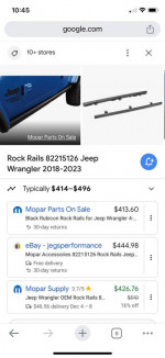 Jeep Rock Rails