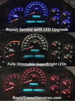 Instrument Gauge Cluster GM Tahoe Silverado Pontiac Oldsmobile Avalan