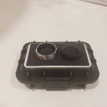 Ridge Platinum | Tungsten 8MM BEVELED RING SET